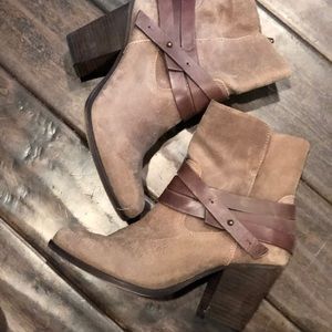 Aldo Brown Booties